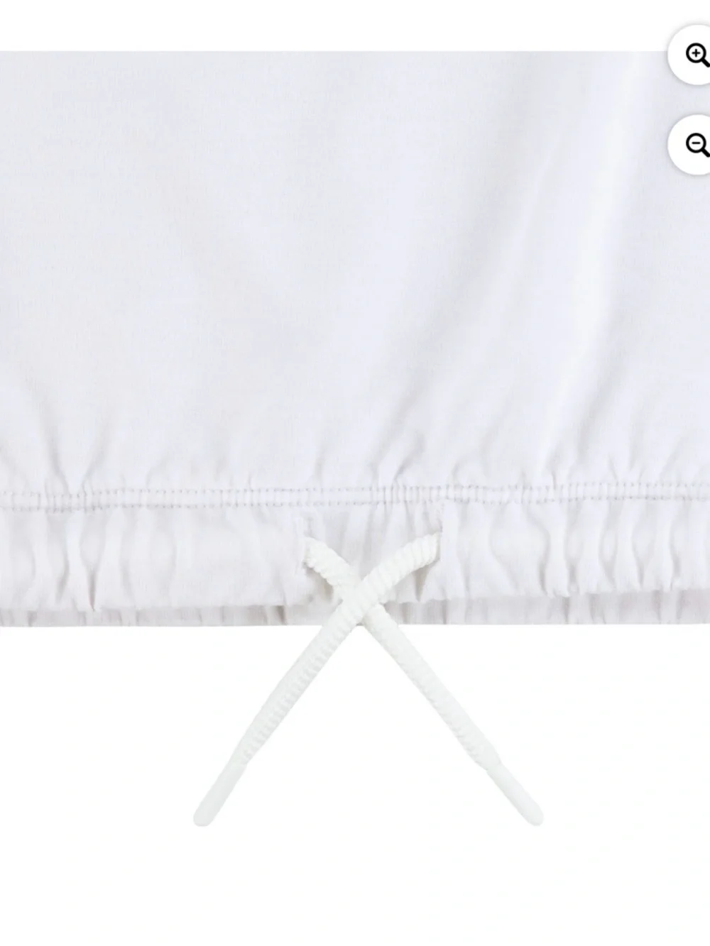 Levi's White Pullover Sweatshirt with Mint Raglan Sleeves
